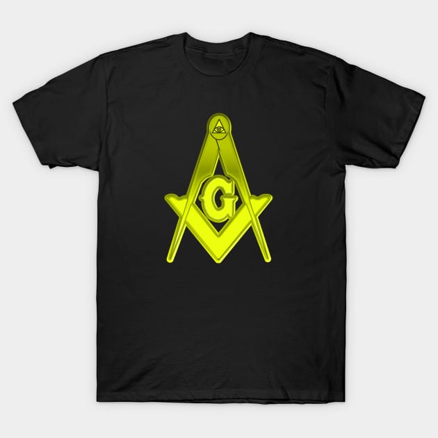 Freemason Compass T-Shirt by IBMClothing